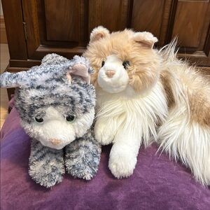 Plush Cat duo